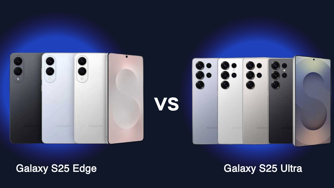 مقایسه دو پرچمدار سامسونگ (Samsung Galaxy S25 Edge با Samsung Galaxy S25 Ultra) | فروشگاه آریا