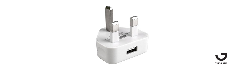 شارژر-دیواری-اپل-3-پین-5-وات