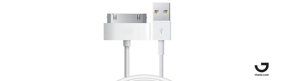 کابل-شارژر-اصلی-آیفون-Apple-30-pin-to-USB-Cable