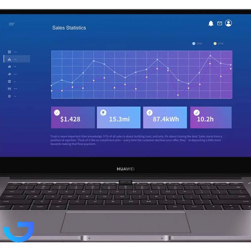 قیمت و خرید لپ تاپ 15 اینچی هوآوی مدل MateBook B3-520-خاکستری | فروشگاه آریا