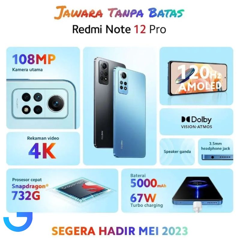 قیمت و خرید گوشی موبایل شیائومی مدلXIAOMI Redmi Note 12 pro 4G ظرفیت 256رم 8 گیگابایت - پک گلوبال | فروشگاه آریا