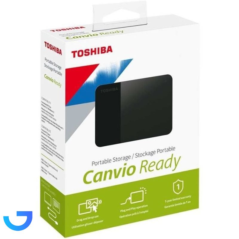 قیمت و خرید هارد اکسترنال توشیبا مدل HDTP340EK3CA Canvio Ready ظرفیت 4 ترابایت | فروشگاه آریا