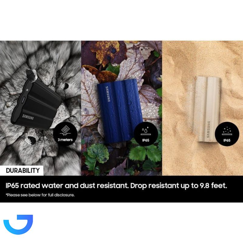 قیمت و خرید حافظه اس اس دی سامسونگ T7 Shield USB 3.2 Gen 2 ظرفیت 1 ترابایت | فروشگاه آریا