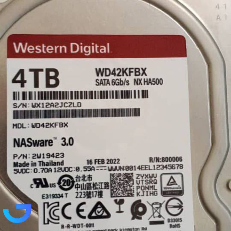قیمت و خرید هارددیسک اینترنال وسترن دیجیتال مدل Red WD42KFBX ظرفیت 4 ترابایت | فروشگاه آریا