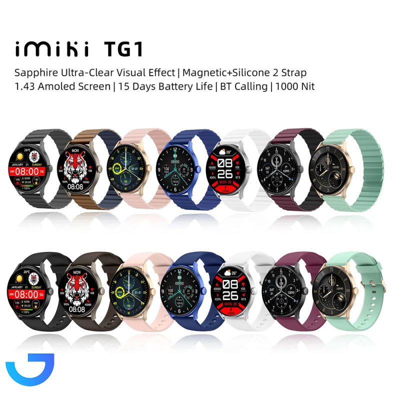 قیمت و خرید ساعت هوشمند شیائومی مدل IMILAB IMIKI TG1 | فروشگاه آریا