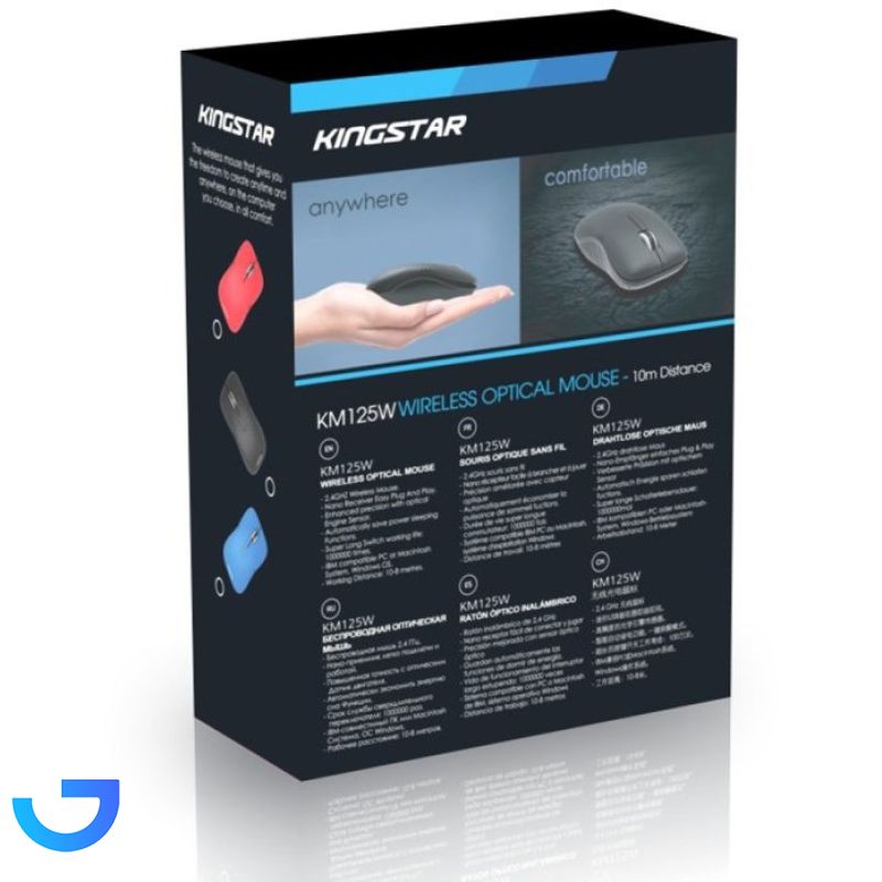 قیمت و خرید ماوس بی سیم کینگ استار مدل KM125W | فروشگاه آریا
