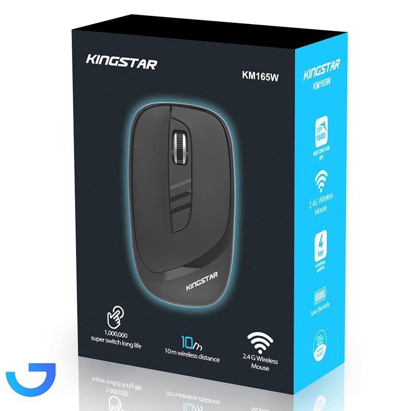 قیمت و خرید ماوس بی سیم کینگ استار مدل KM165W | فروشگاه آریا