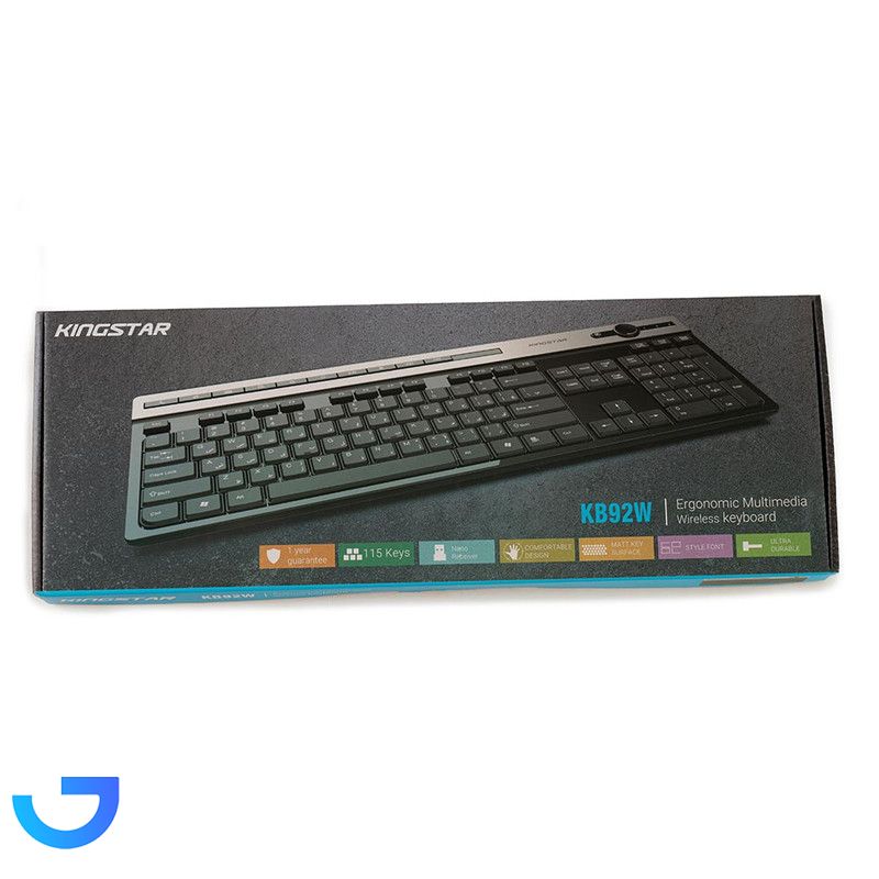 قیمت و خرید کیبورد بی سیم کینگ‌ استار مدل KB92W | فروشگاه آریا