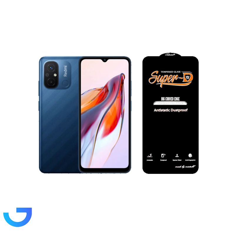 قیمت و خرید گلس محافظ صفحه سوپر دی مدل Anti Static مناسب Xiaomi Redmi 12C | فروشگاه آریا