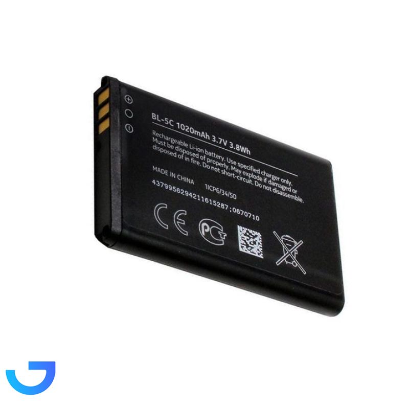 قیمت و خرید باتری موبایل نوکیا درجه  یک DST مدل BL-5C با ظرفیت 1020 میلی آمپر ساعت اصلی | فروشگاه آریا قیمت و خرید باتری موبایل نوکیا درجه  یک DST مدل BL-5C با ظرفیت 1020 میلی آمپر ساعت اصلی | فروشگاه آریا