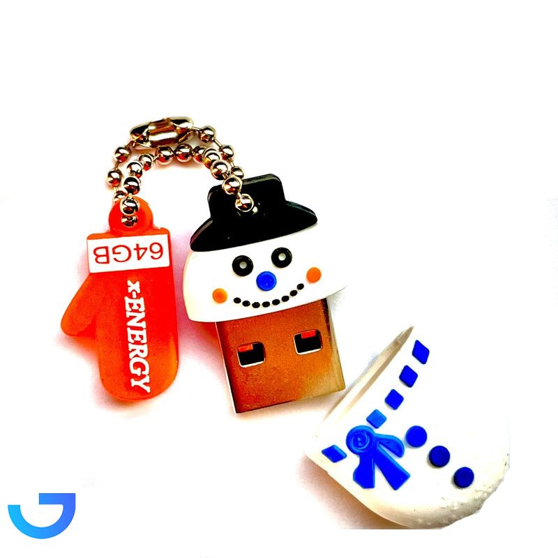 قیمت و خرید فلش مموری ایکس-انرژی مدل SNOWMAN USB3.1 با ظرفیت 64 گیگابایت عروسکی | فروشگاه آریا