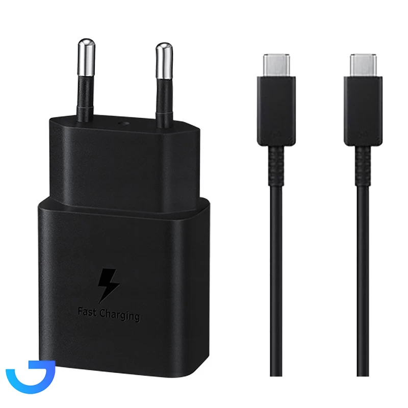 قیمت و خرید شارژر دیواری 15 وات سامسونگ مدل EP-T1510 به همراه کابل تبدیل USB-C | فروشگاه آریا