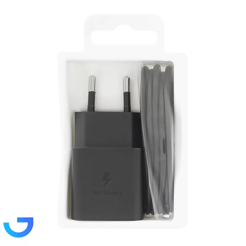 قیمت و خرید شارژر دیواری 15 وات سامسونگ مدل EP-T1510 به همراه کابل تبدیل USB-C | فروشگاه آریا