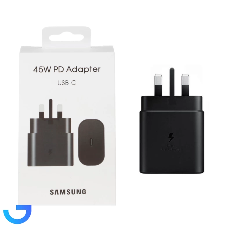 قیمت و خرید شارژر دیواری سه پین PD فست 45 وات تک پورت مدل  SAMSUNG EP-TA845 | فروشگاه آریا