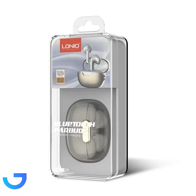 قیمت و خرید هدفون بی سیم (AIRPOD) الدینیو LDNIO مدل T03 | فروشگاه آریا قیمت و خرید هدفون بی سیم (AIRPOD) الدینیو LDNIO مدل T03 | فروشگاه آریا