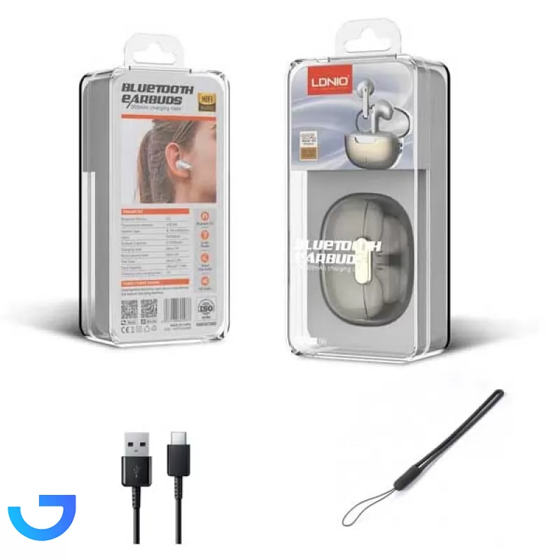 قیمت و خرید هدفون بی سیم (AIRPOD) الدینیو LDNIO مدل T03 | فروشگاه آریا قیمت و خرید هدفون بی سیم (AIRPOD) الدینیو LDNIO مدل T03 | فروشگاه آریا