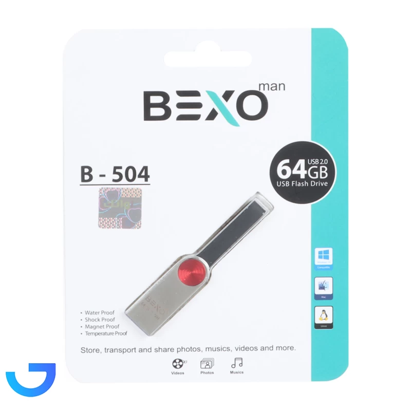 قیمت و خرید فلش مموری بکسو   64 گیگابایت | فروشگاه آریا