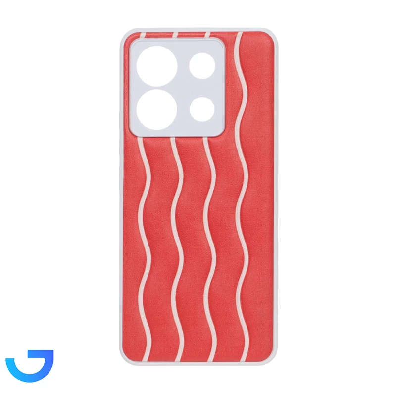 قیمت و خرید قاب طرح چرم پاستیلی مناسب برای Xiaomi Redmi Note 13 Pro / Poco X6 | فروشگاه آریا