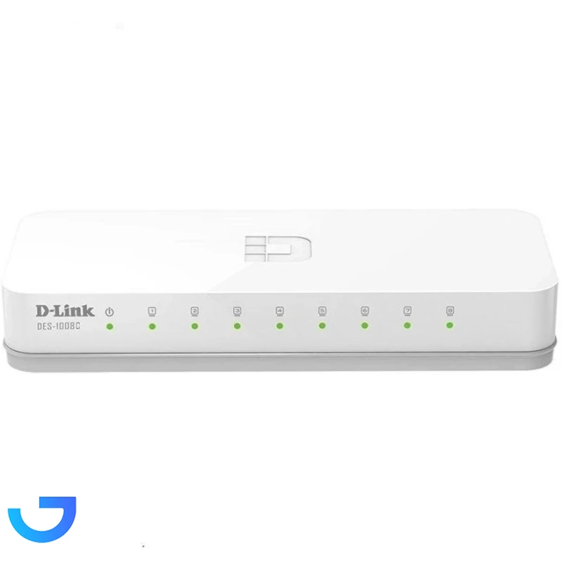 قیمت و خرید سوییچ 8 پورت دی-لینک مدل DES-1008C | فروشگاه آریا