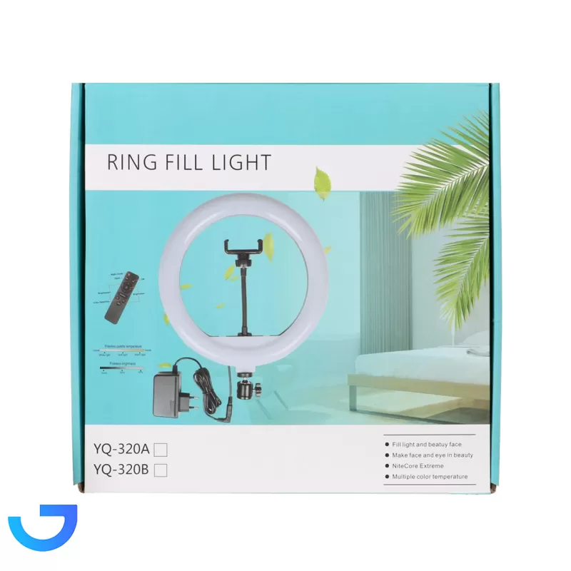 قیمت و خرید رینگ لایت 12 اینچ مدل YQ-320A (بدون پایه) | فروشگاه آریا