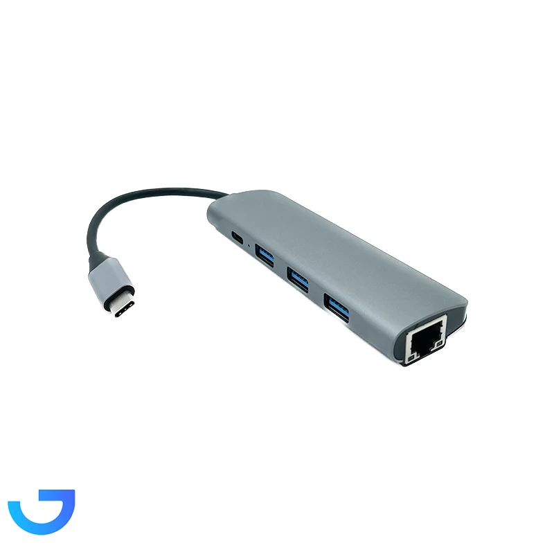 هاب 5 پورت Type-C کی نت مدل K-MFCMS505 نمای ۲