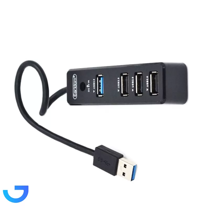 قیمت و خرید هاب 4 پورت USB 3.0 ارلدام مدل ET-HUB07 | فروشگاه آریا