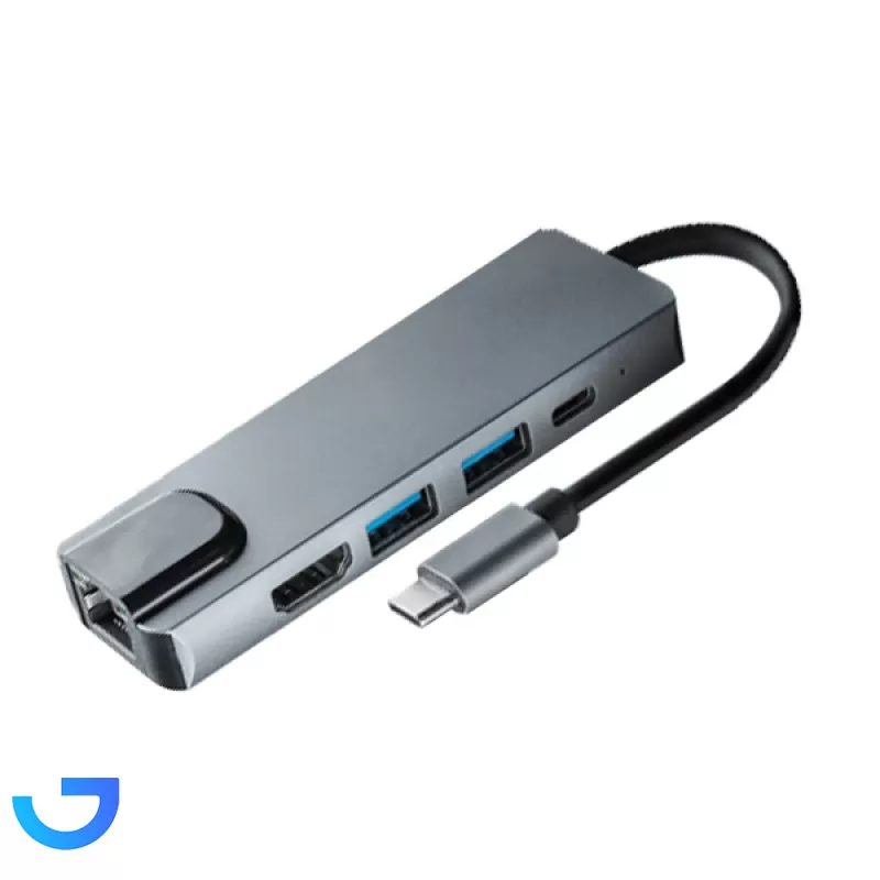 قیمت و خرید هاب 5 پورت Type-C کی نت مدل K-MFCMS505 | فروشگاه آریا قیمت و خرید هاب 5 پورت Type-C کی نت مدل K-MFCMS505 | فروشگاه آریا