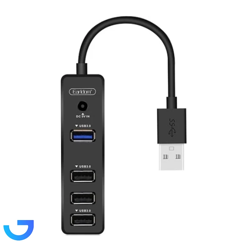 هاب 4 پورت USB 3.0 ارلدام مدل ET-HUB07 نمای ۲