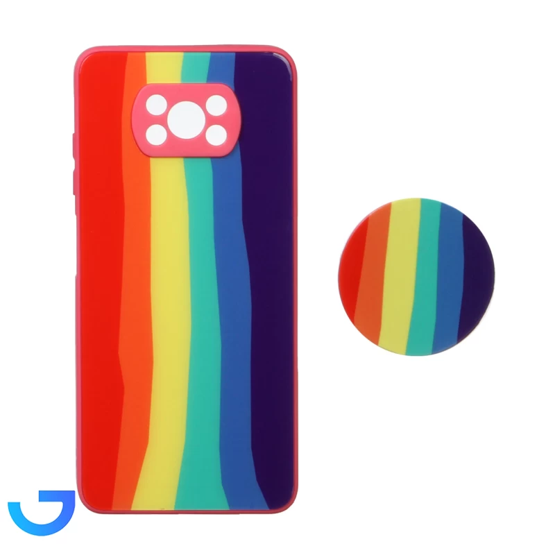 قیمت و خرید قاب سیلیکونی آبرنگی اورجینال محافظ لنزدار مناسب برای xiaomi poco x3 | فروشگاه آریا