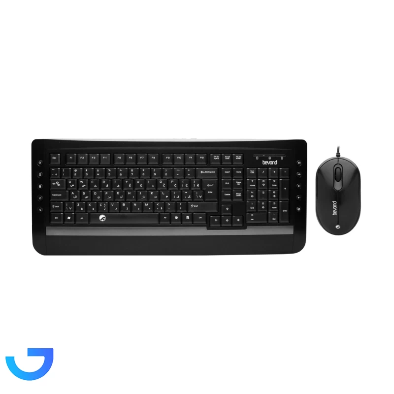 قیمت و خرید کیبورد و ماوس باسیم Beyond  مدل BMK-6141 | فروشگاه آریا
