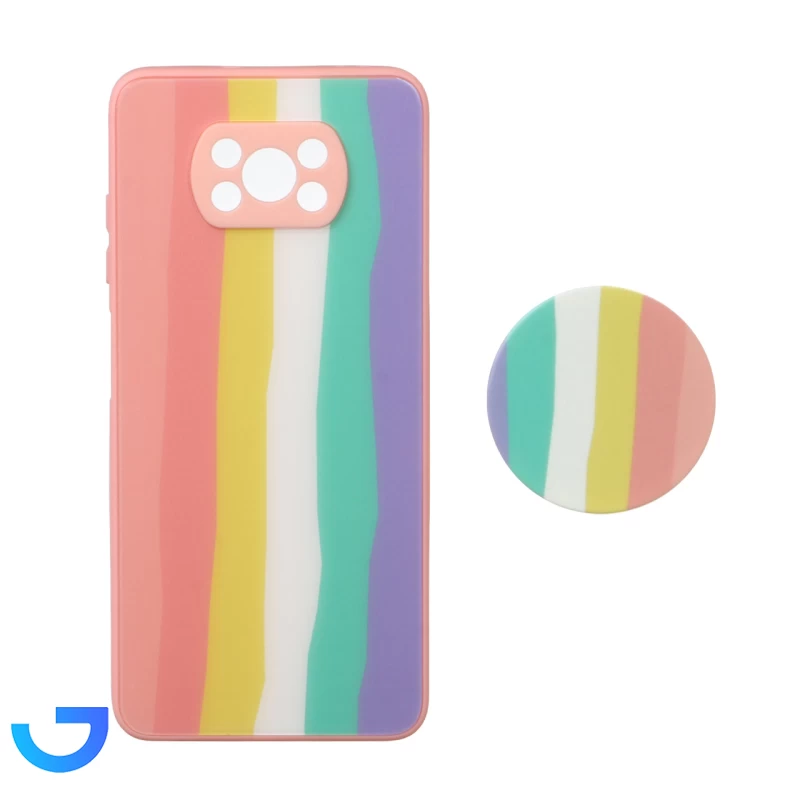 قیمت و خرید قاب سیلیکونی آبرنگی اورجینال محافظ لنزدار مناسب برای xiaomi poco x3 | فروشگاه آریا