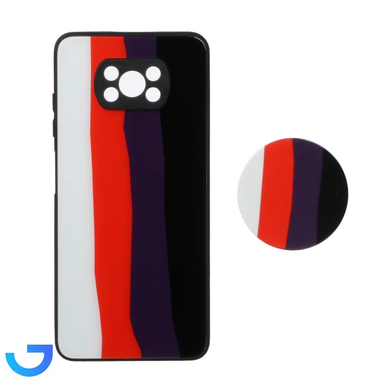 قیمت و خرید قاب سیلیکونی آبرنگی اورجینال محافظ لنزدار مناسب برای xiaomi poco x3 | فروشگاه آریا