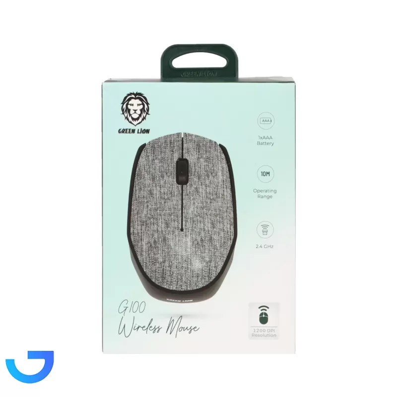 قیمت و خرید ماوس بی سیم Green Lion مدل GNM100GY | فروشگاه آریا