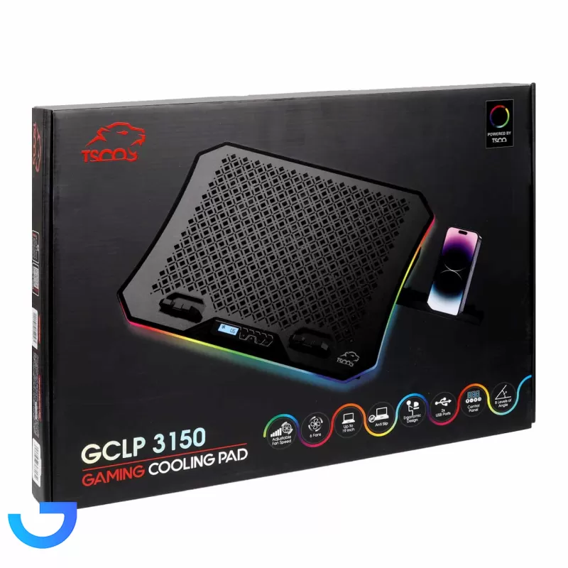 قیمت و خرید پایه خنک کننده لپ تاپ گیمینگ تسکو مدل GCLP 3150 | فروشگاه آریا قیمت و خرید پایه خنک کننده لپ تاپ گیمینگ تسکو مدل GCLP 3150 | فروشگاه آریا