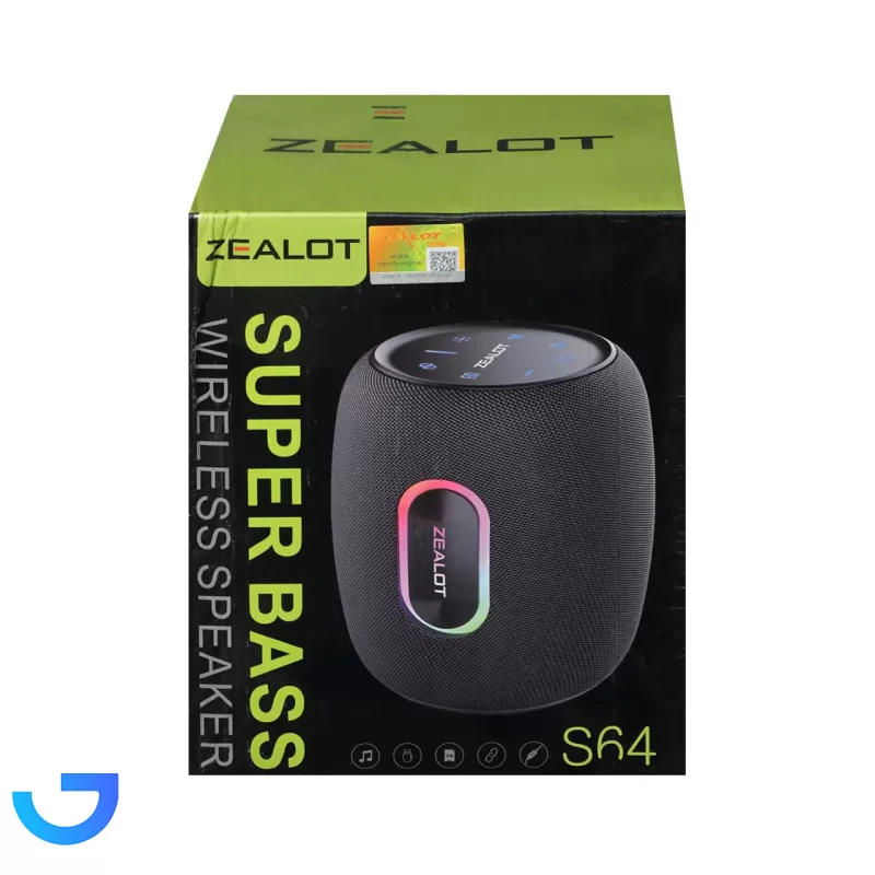 قیمت و خرید اسپیکر بلوتوثی ZEALOT مدل S64 | فروشگاه آریا