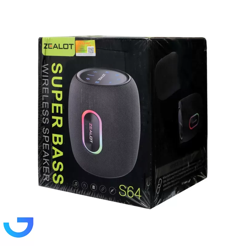 قیمت و خرید اسپیکر بلوتوثی ZEALOT مدل S64 | فروشگاه آریا