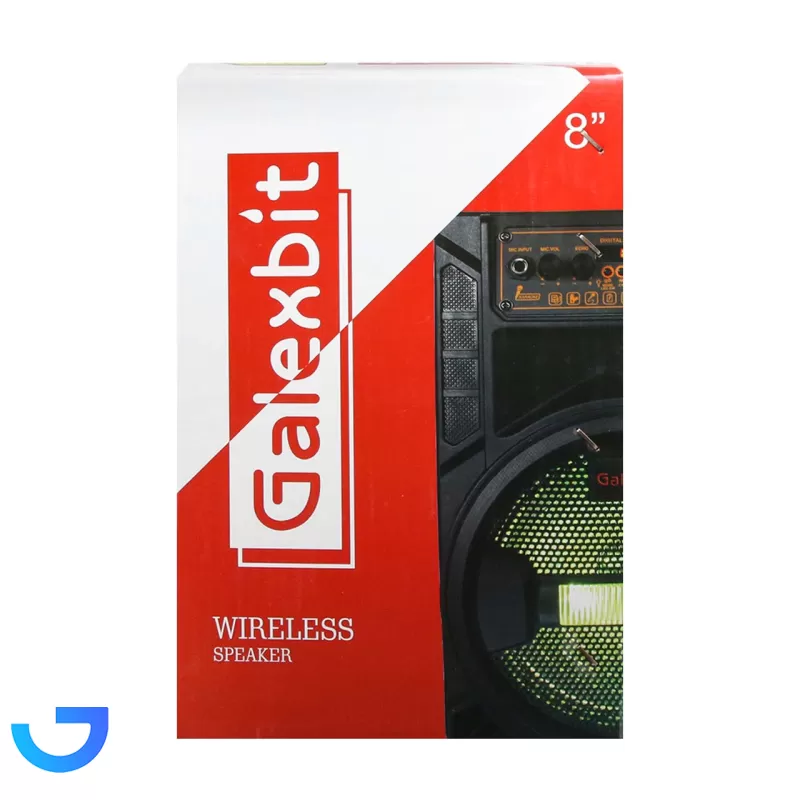 قیمت و خرید اسپیکر بلوتوثی قابل حمل  8 اینچی Galexbit مدل GS14 | فروشگاه آریا