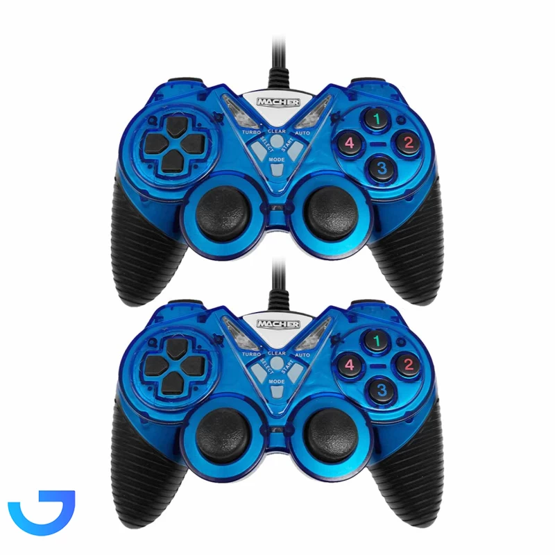 قیمت و خرید دسته بازی دوبل شوک دار باسیم Macher مدل MR-62 | فروشگاه آریا