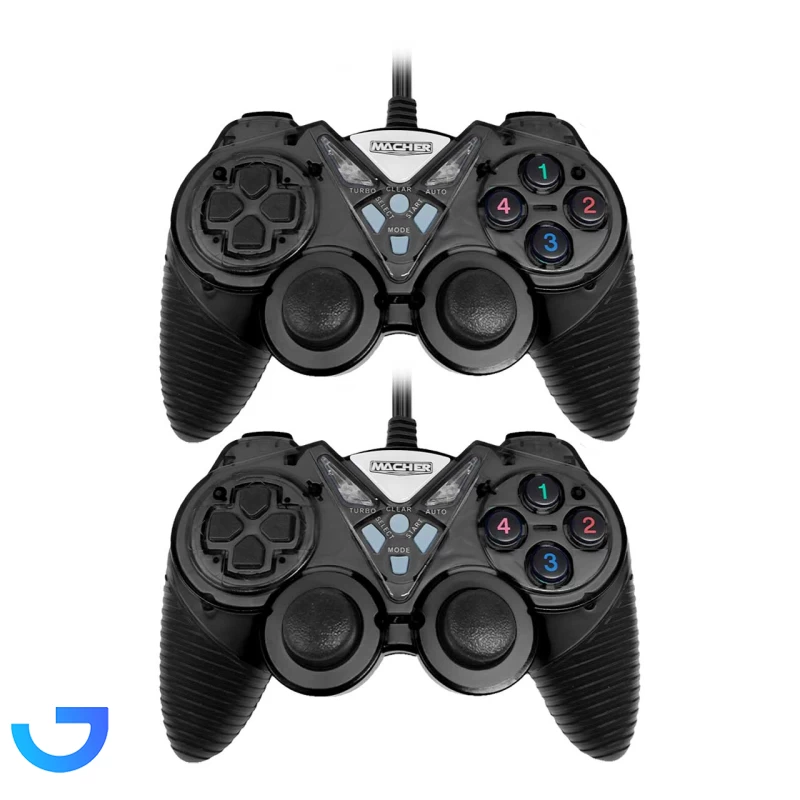 قیمت و خرید دسته بازی دوبل شوک دار باسیم Macher مدل MR-62 | فروشگاه آریا