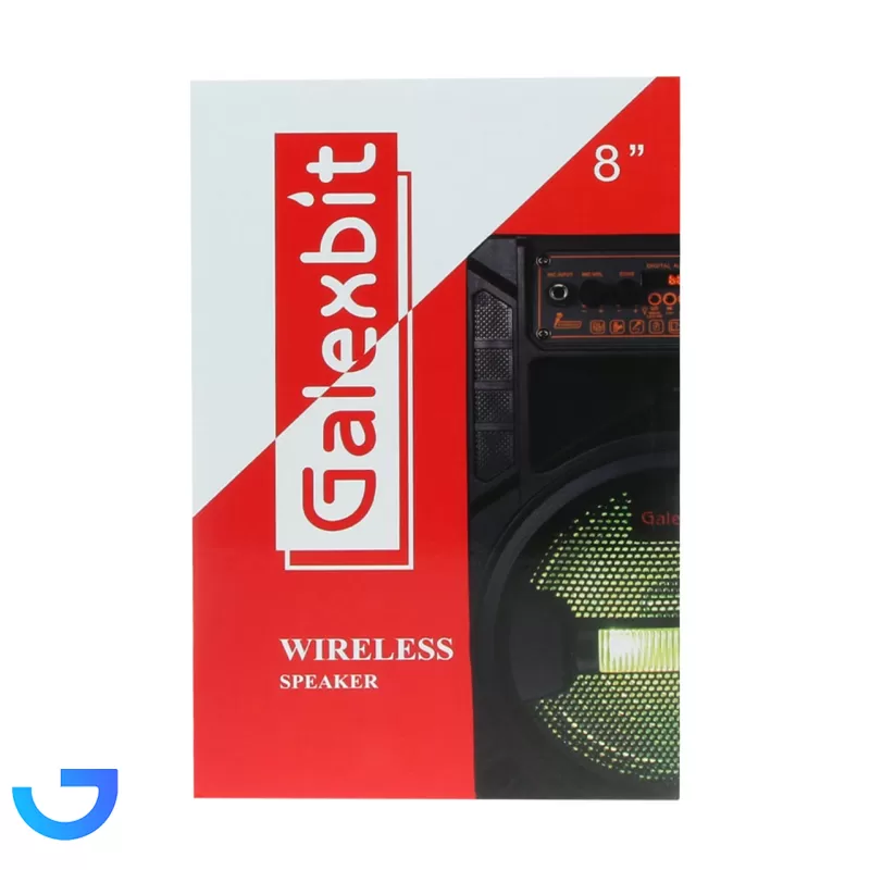 قیمت و خرید اسپیکر بلوتوثی قابل حمل 8 اینچی Galexbit مدل GS19 | فروشگاه آریا