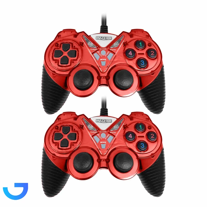 قیمت و خرید دسته بازی دوبل شوک دار باسیم Macher مدل MR-62 | فروشگاه آریا