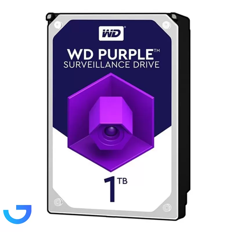 قیمت و خرید هارددیسک اینترنال وسترن دیجیتال مدل Purple WD10PURZ ظرفیت 1 ترابایت | فروشگاه آریا