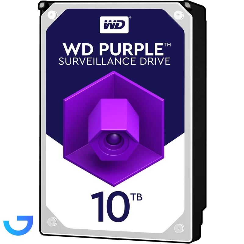 قیمت و خرید هارددیسک اینترنال وسترن دیجیتال مدل Purple WD10PURZ ظرفیت 10 ترابایت | فروشگاه آریا
