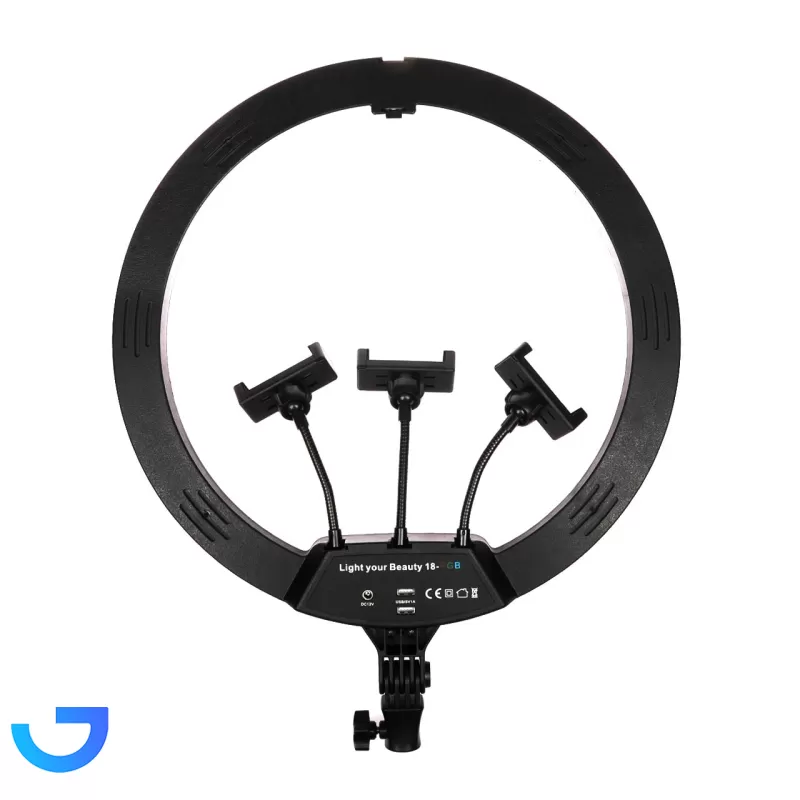 قیمت و خرید رینگ لایت RGB مدل MJ18 (بدون پایه) | فروشگاه آریا