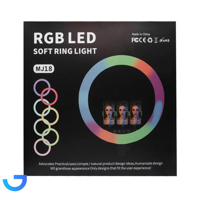 قیمت و خرید رینگ لایت RGB مدل MJ18 (بدون پایه) | فروشگاه آریا
