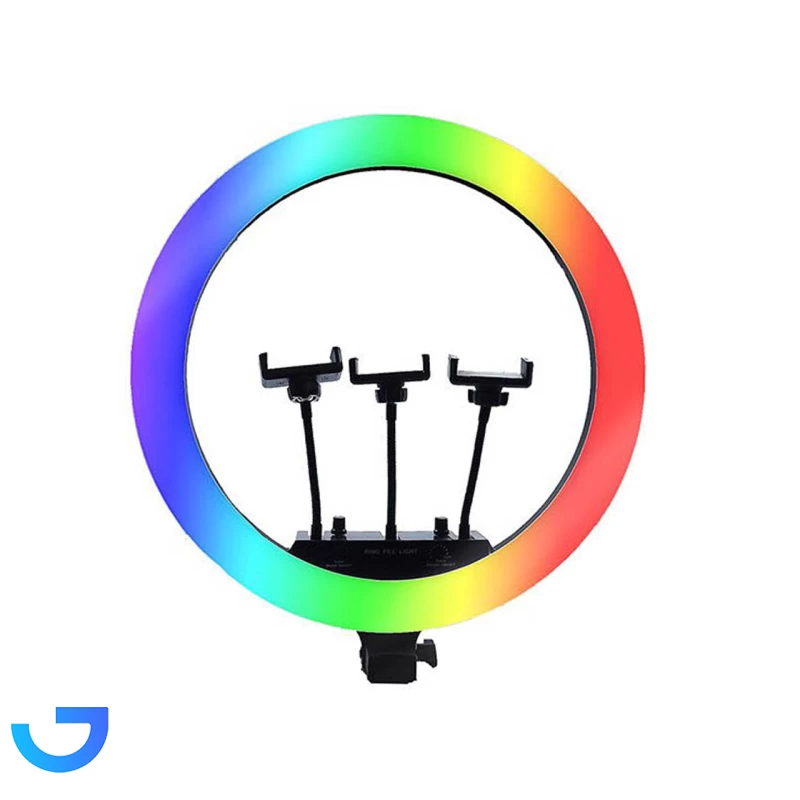 رینگ لایت RGB مدل MJ56 (بدون پایه) نمای ۲