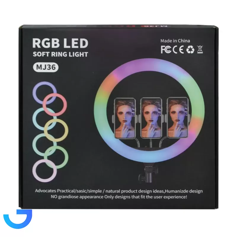 قیمت و خرید رینگ لایت Jmary مدل MJ36RGB (بدون پایه) | فروشگاه آریا