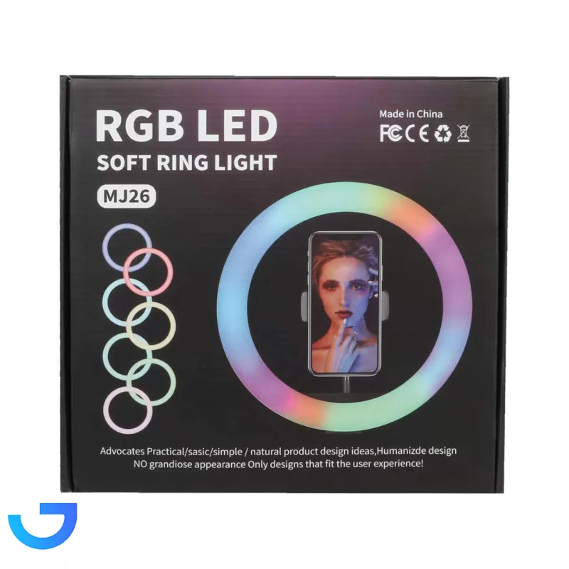 قیمت و خرید رینگ لایت RGB مدل MJ26 (بدون پایه) | فروشگاه آریا
