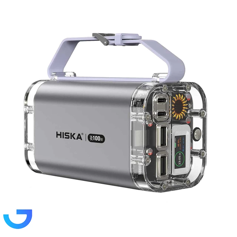 پاوربانک هیسکا (PD و فست شارژ) Hiska 100W 40000mAh مدل HP-444PD نمای ۲