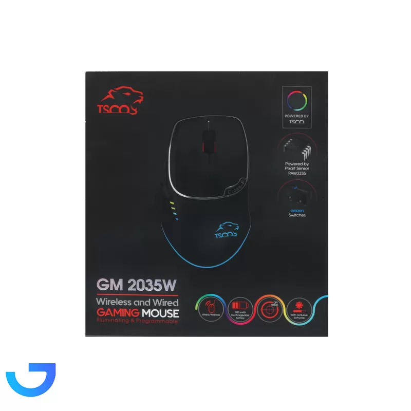 قیمت و خرید ماوس بی سیم گیمینگ TSCO مدل GM 2035W | فروشگاه آریا